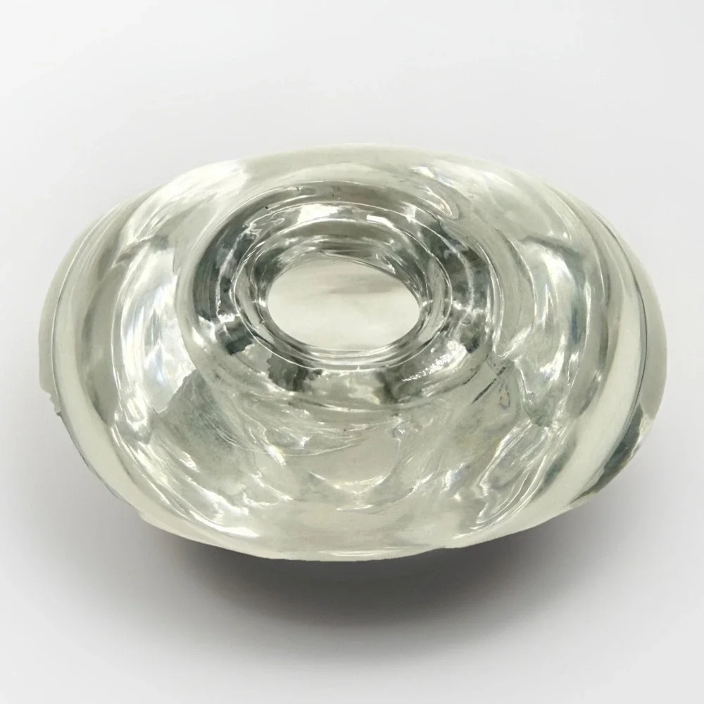 Vintage Orrefors Crystal Bud Vase Signed Scandinavian Art Glass Etched Bird
